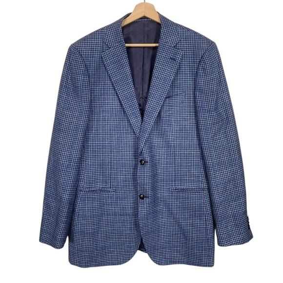 Suitsupply 3 Piece Wool Silk Linen Suit Size 46L - Picture 2 of 11